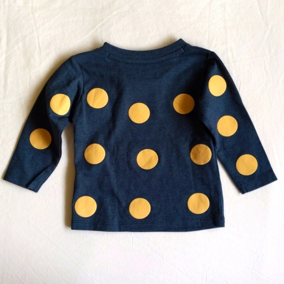 NEW primark cares polkadot long sleeve shirt 6 months baby - Picture 5 of 5